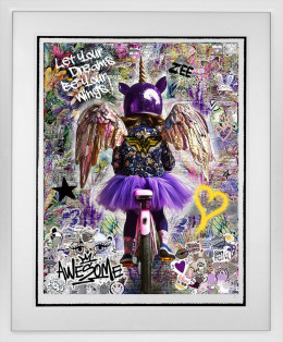 Let Your Dreams Be Your Wings - White Framed