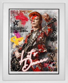Let's Dance - White Framed