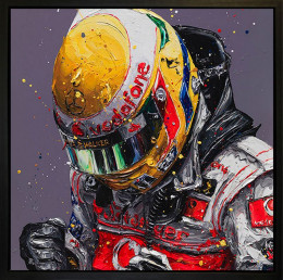 Lewis First Win 2007 - Wall Of Champions (Lewis Hamilton)