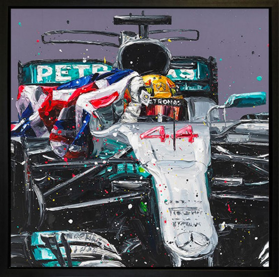 Lewis Mexico Car 17 - Canvas (Wall Of Champions Size - Lewis Hamilton) - Framed Box Canvas Lewis Mexico Car 17 - Canvas (Wall Of Champions Size - Lewis Hamilton) - Framed Box Canvas