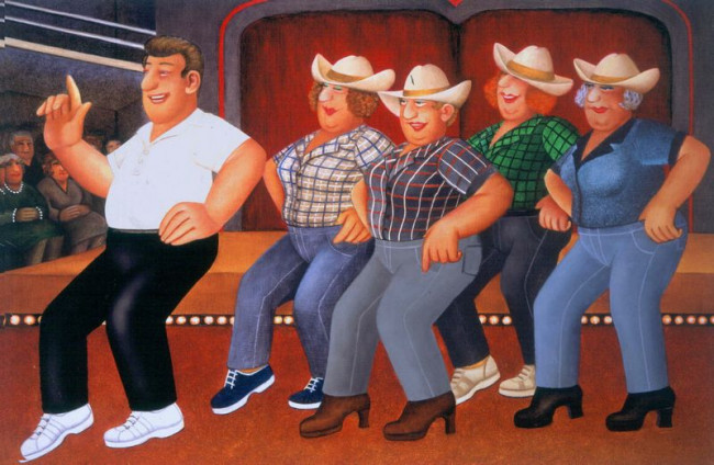 Line Dancing - Print Line Dancing - Print