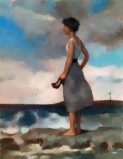 Looking Westward - Original - Framed Looking Westward - Original - Framed