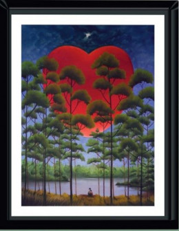 Love Is In The Air - Black Framed