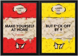 Make Yourself At Home - 3D Lenticular - Limited Edition - Black Framed