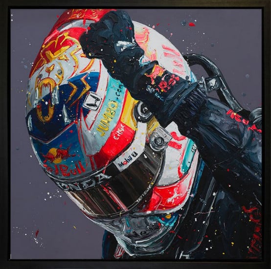 Max Dutch GP '21 - Wall Of Champions (Max Verstappen) - Framed Box Canvas Max Dutch GP '21 - Wall Of Champions (Max Verstappen) - Framed Box Canvas