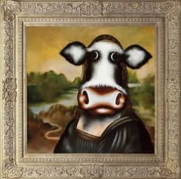 The Moona Lisa - Framed