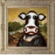 The Moona Lisa - Framed