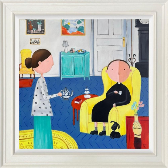 More Tea Vicar? - Original - Framed More Tea Vicar? - Original - Framed
