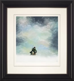 Morning Snow - Black Framed