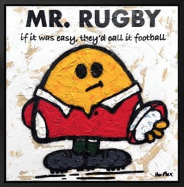 Mr. Rugby - The Untold Stories - Original - Black Framed