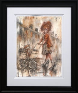 Mums Shoes - On Paper - Framed Mums Shoes - On Paper - Framed