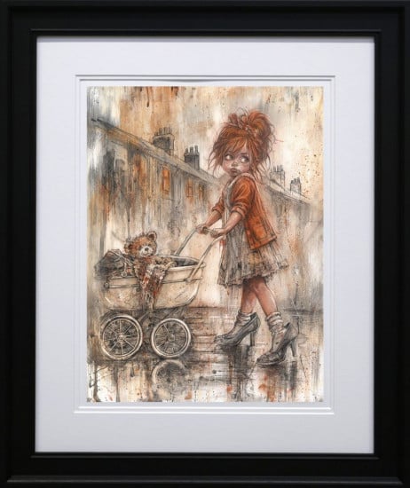 Mums Shoes - On Paper - Framed Mums Shoes - On Paper - Framed