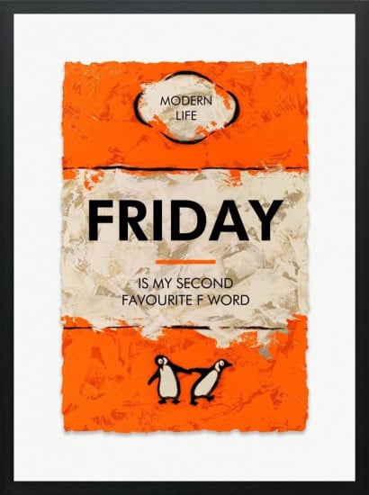 My Second Favourite F Word - Limited Edition - Black Framed My Second Favourite F Word - Limited Edition - Black Framed
