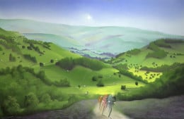Over Moor And Dale - Canvas