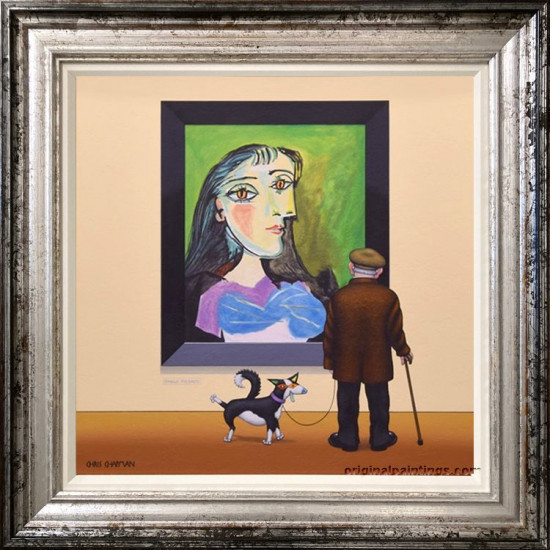 Pablo Pissaco - Borderline Collie - Limited Edition - Framed Pablo Pissaco - Borderline Collie - Limited Edition - Framed