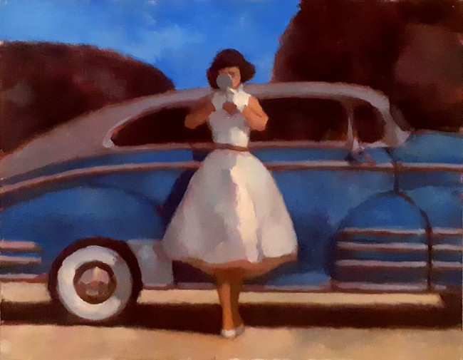 Betty Blue III - Original - Framed Betty Blue III - Original - Framed