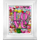 Pop Love - Loud - White Framed