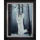 Preying In The Snow - Canvas - Black Framed