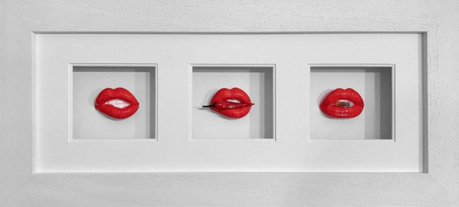 Pucker Up - The Burn & The Cure - Original - Framed Pucker Up - The Burn & The Cure - Original - Framed
