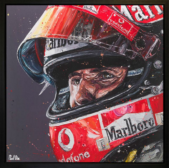 Schumi 18 - Wall Of Champions (Michael Schumacher) - Framed Box Canvas Schumi 18 - Wall Of Champions (Michael Schumacher) - Framed Box Canvas