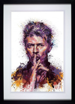 She Says Shhhh (Artist Edition) - Black Framed