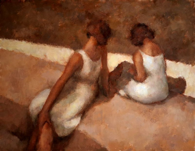 Sisters - Original - Framed