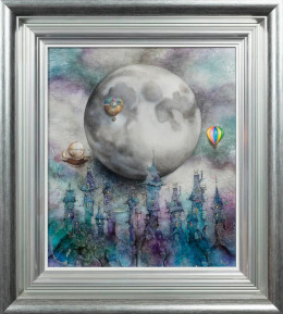 So Long, Omaha - Silver-Blue Framed