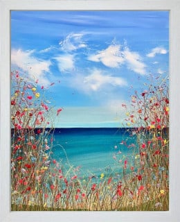 So Many Flowers Everywhere  - Original - Framed