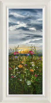 Stillness And Bloom - Limited Edition - White Framed