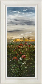 Sunlit Serenity - Limited Edition - White Framed