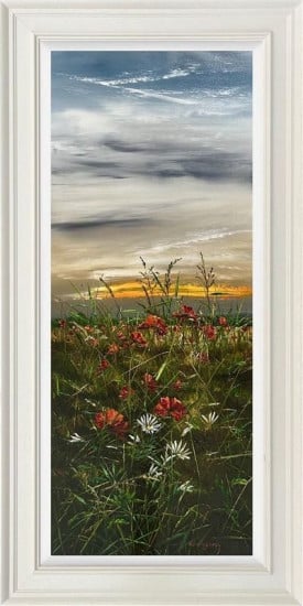 Sunlit Serenity - Limited Edition - White Framed Sunlit Serenity - Limited Edition - White Framed