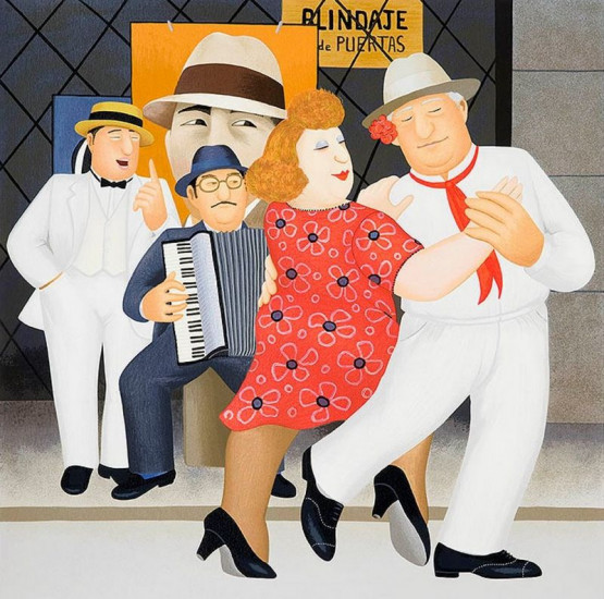 Tango Busking - Print Tango Busking - Print
