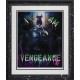 The Bat - Studio Stencil Collection (Silver-Green Colourway) - Framed