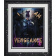 The Bat - Studio Stencil Collection (Gold-Purple Colourway) - Framed