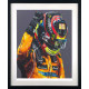 The Calmest Street Fighter - Black Framed