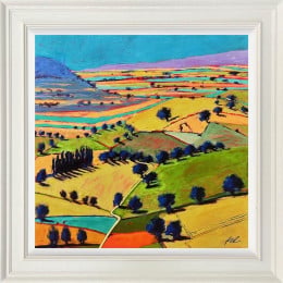The Golden Valley - Limited Edition - White Framed