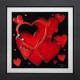 The Heart Blossoms I - Original - Black Framed