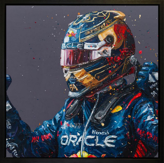 Verstappen 2023 World Title - Wall Of Champions (Max Verstappen) - Framed Box Canvas Verstappen 2023 World Title - Wall Of Champions (Max Verstappen) - Framed Box Canvas