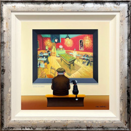 Vincent Van Earoff - Billiards In The Bar - Limited Edition - Framed