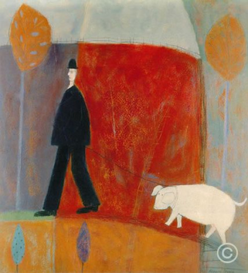 Walking The Pig - Print only Walking The Pig - Print only