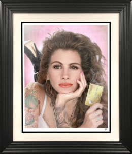White Knight - Personalised Special Edition - Colour - Black Framed