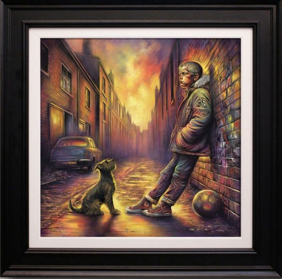 A Dogs Life - Original - Black Framed