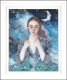 A Paper Moon - White Framed
