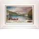 A Postcard From The Lakes - White Framed