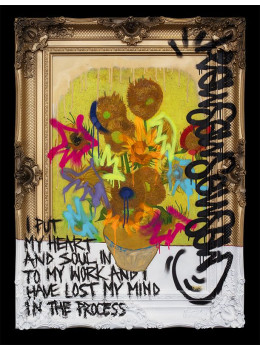 A Troubled Mind Of An Artist - Deluxe - Framed