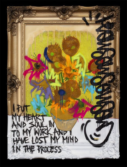 A Troubled Mind Of An Artist - Deluxe - Framed