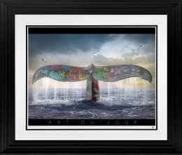 A Whales Tale - Artist Proof Black Framed