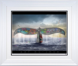 A Whales Tale - Artist Proof White Framed