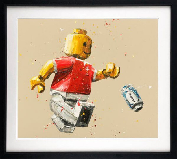 A-Lego Wyn Jones - Artist Proof Black Framed