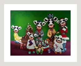 All Together Now - White Framed